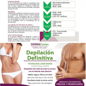  - limpieza facial, retiro de tatuajes de todos los colores